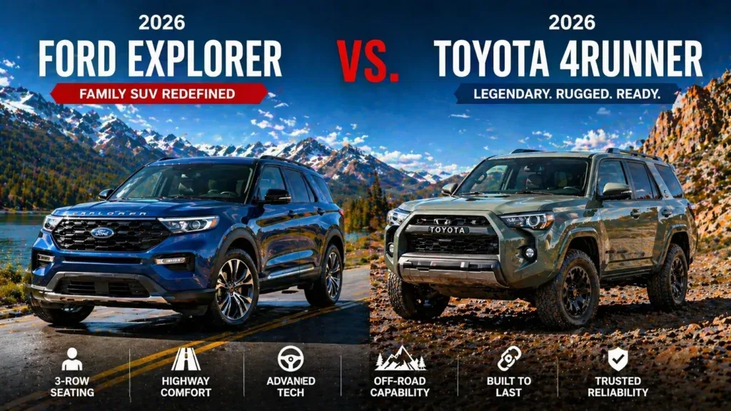 Ford Explorer vs Toyota 4Runner