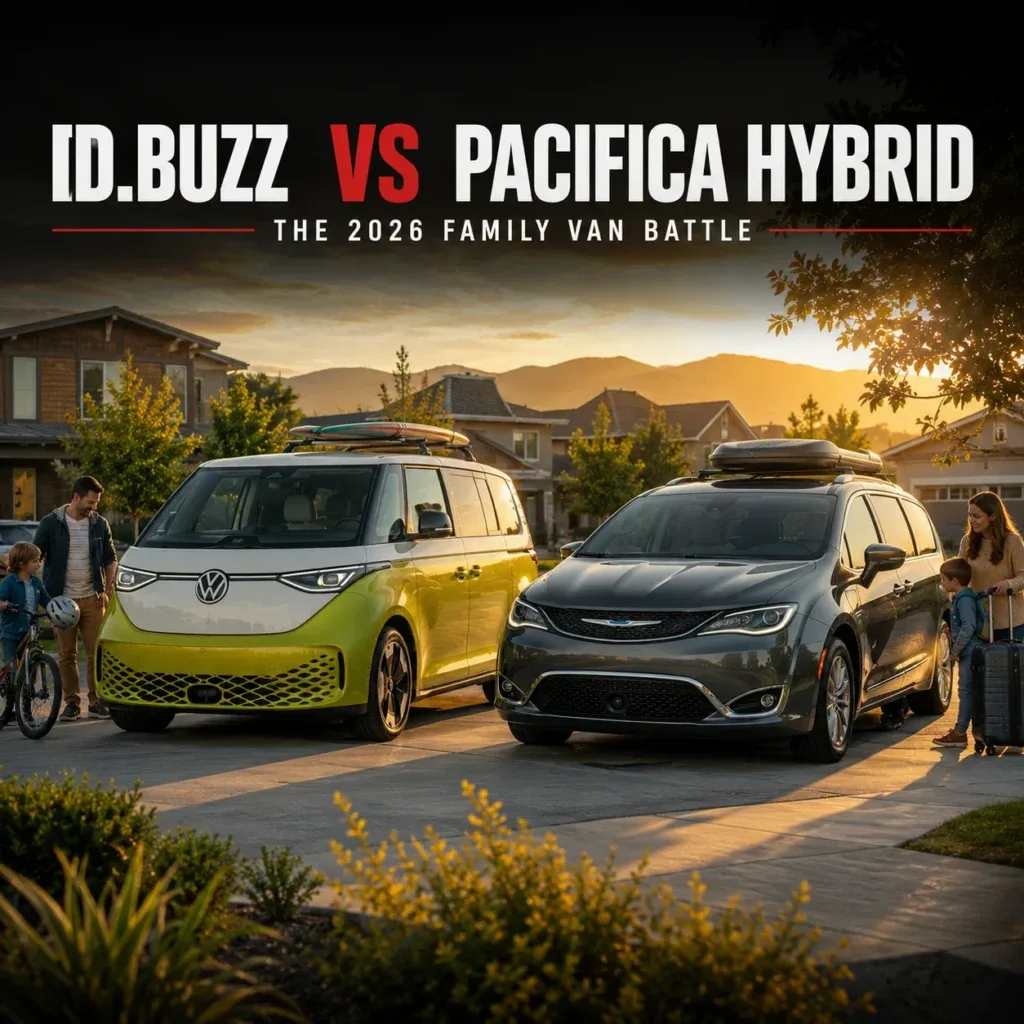 Volkswagen ID.Buzz vs Chrysler Pacifica Hybrid