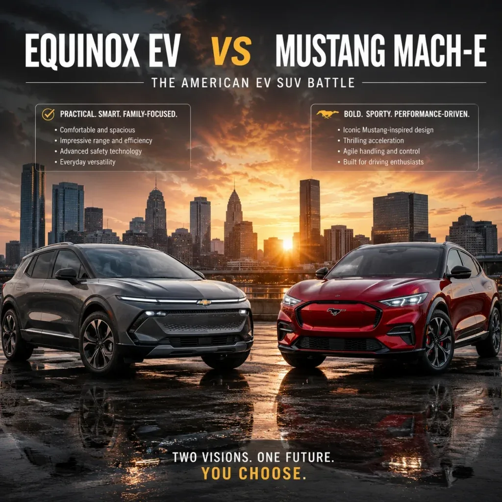 Chevy Equinox EV vs Ford Mustang