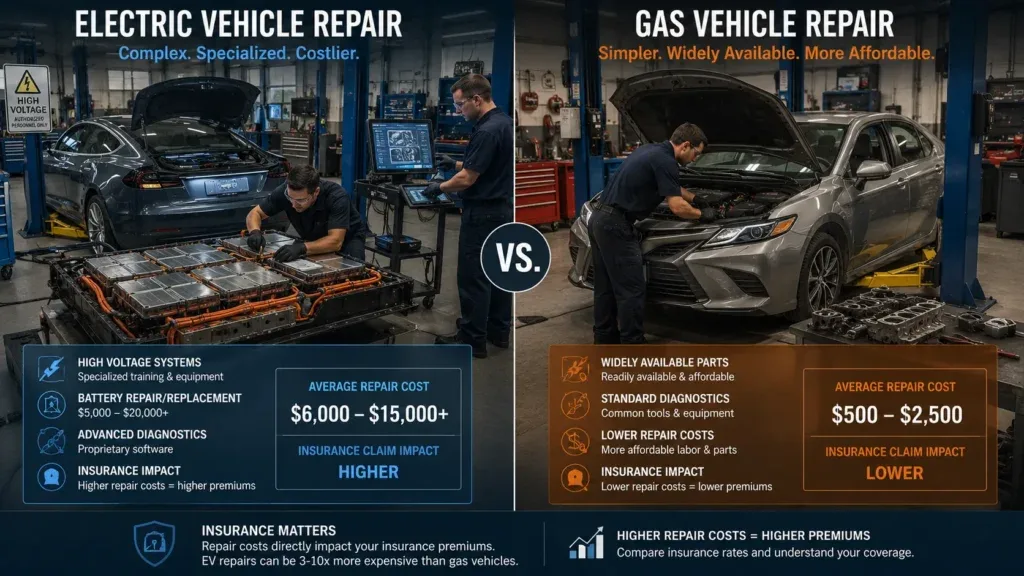 EV Insurance vs Gas Car Insurance