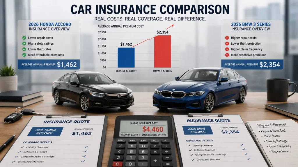 Honda Accord vs BMW 3 Series