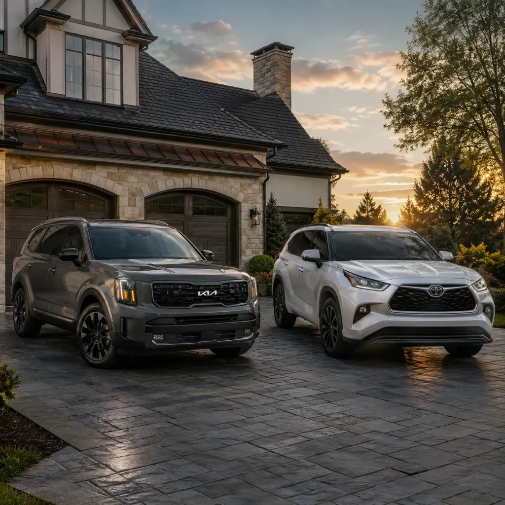 Kia Telluride Hybrid vs Toyota Highlander Hybrid