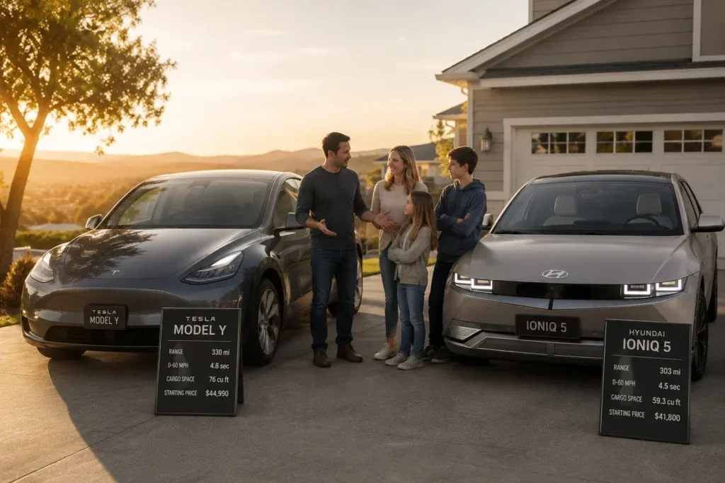 Tesla Model Y vs Hyundai Ioniq 5