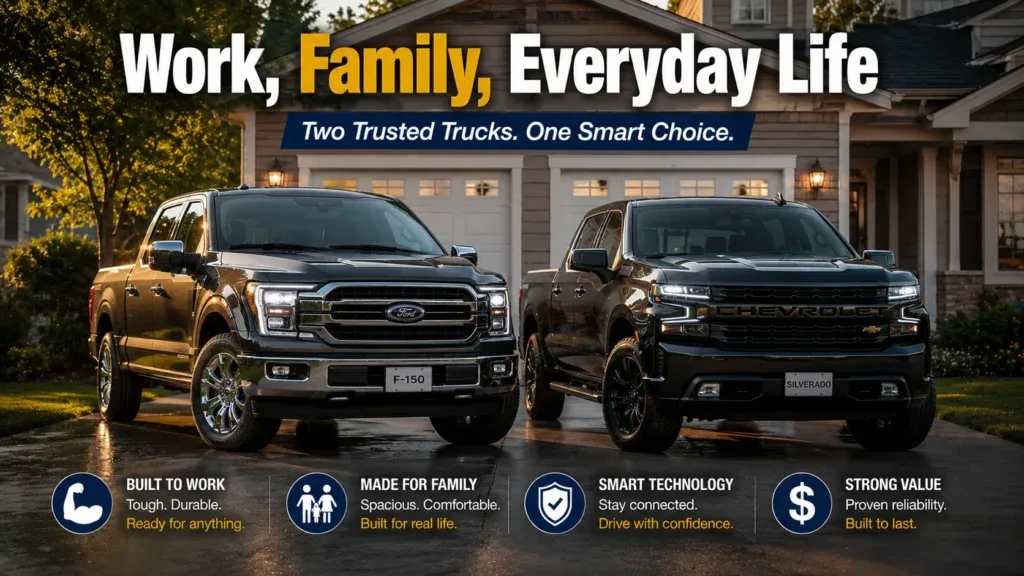 Ford F-150 vs Chevrolet Silverado