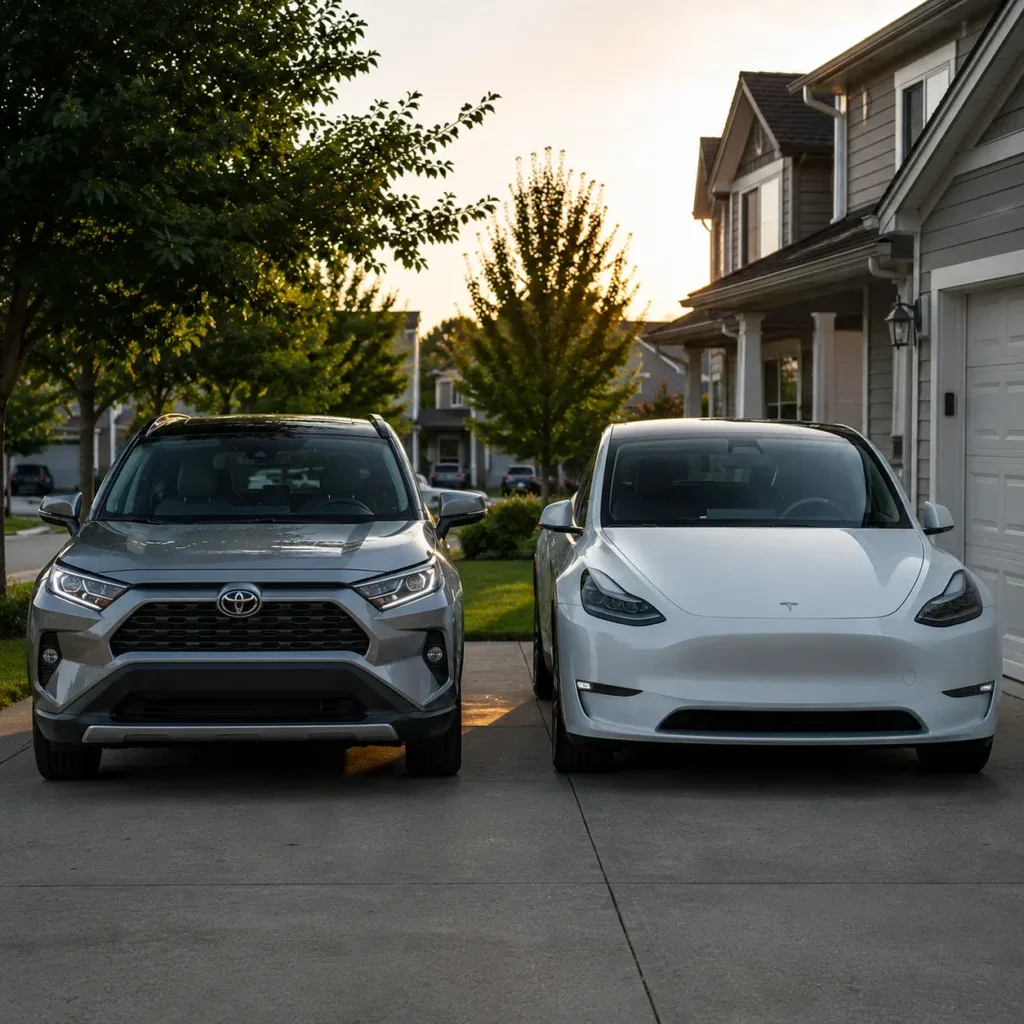 RAV4 Hybrid vs Tesla Model Y