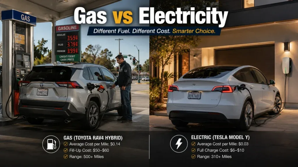 RAV4 Hybrid vs Tesla Model Y