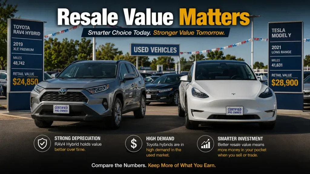 RAV4 Hybrid vs Tesla Model Y
