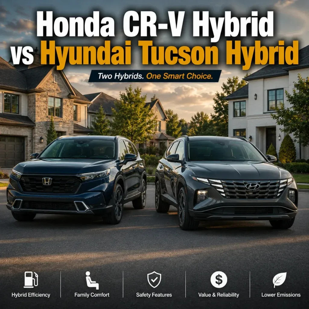 Honda CR-V Hybrid vs Hyundai Tucson Hybrid