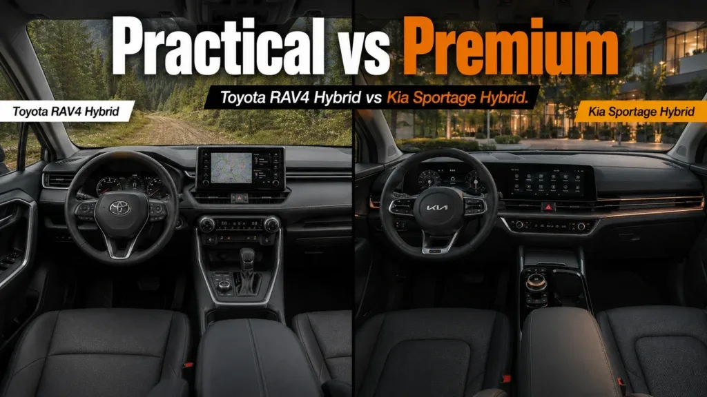 Toyota RAV4 Hybrid vs Kia Sportage Hybrid