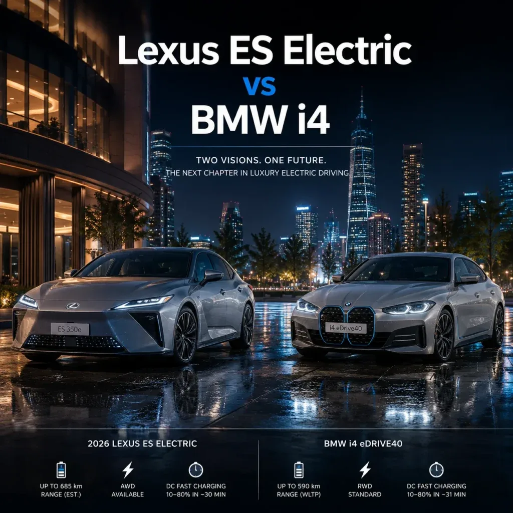 2026 Lexus ES Electric vs BMW i4