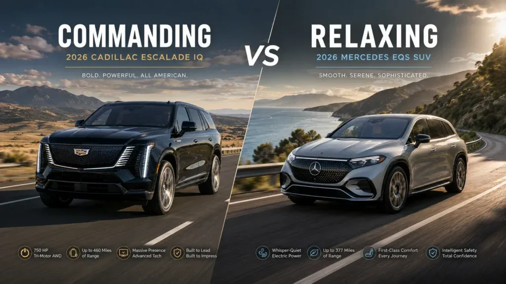2026 Cadillac Escalade IQ vs Mercedes EQS SUV