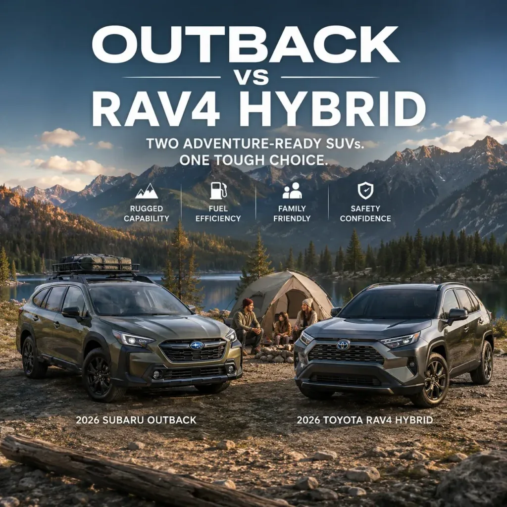 Subaru Outback vs Toyota RAV4 Hybrid