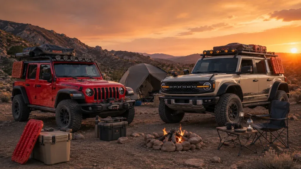 Ford Bronco Raptor vs Jeep Wrangler Rubicon