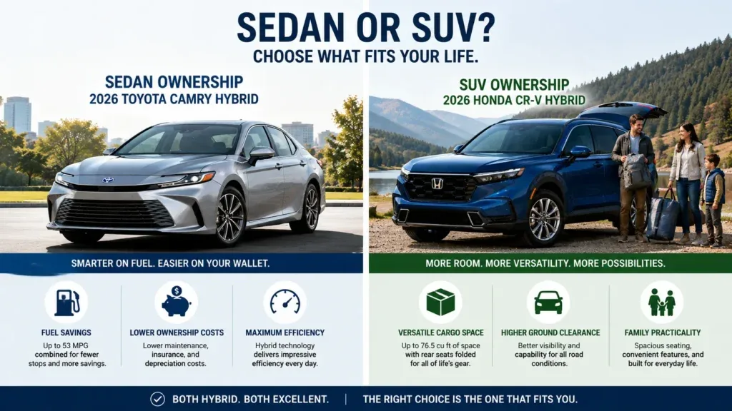 Toyota Camry vs Honda CR-V