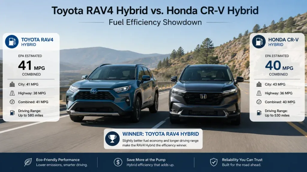 Toyota RAV4 Hybrid vs Honda CR-V Hybrid 2026