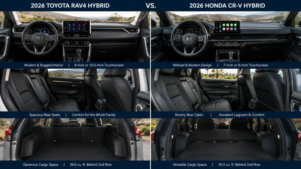 Toyota RAV4 Hybrid vs Honda CR-V Hybrid 2026