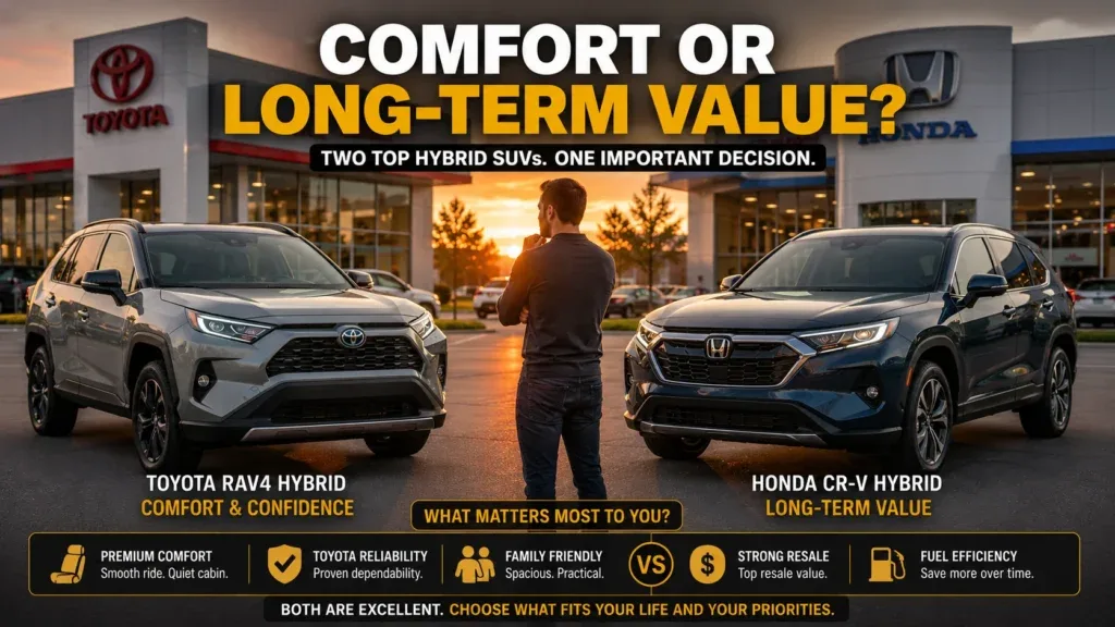 Toyota RAV4 Hybrid vs Honda CR-V Hybrid