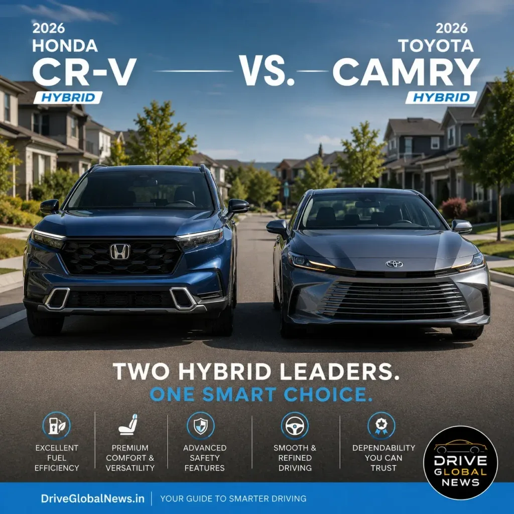 Honda CR-V Hybrid vs Toyota Camry Hybrid