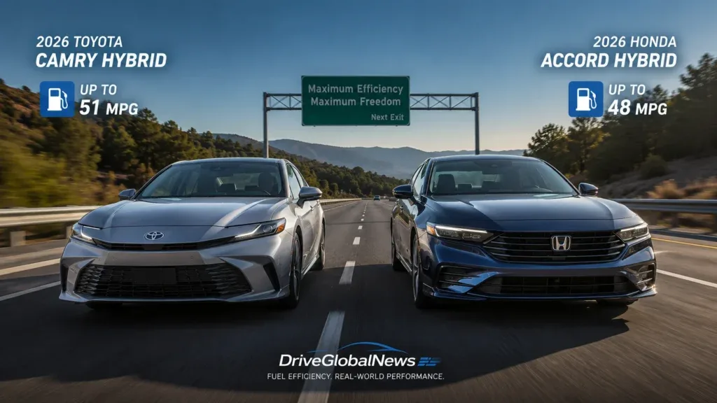 Toyota Camry Hybrid vs Honda Accord Hybrid