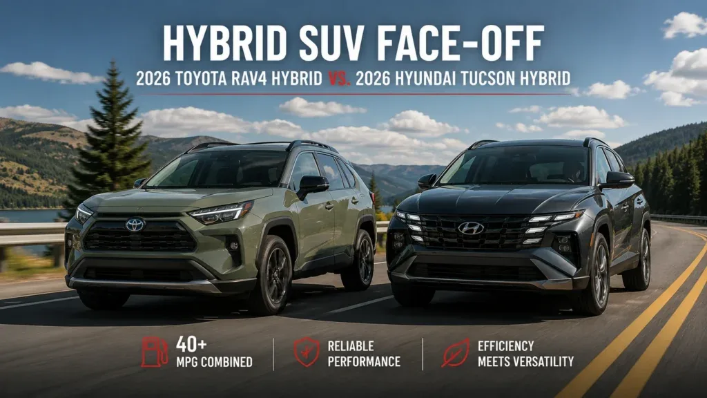 Toyota RAV4 Hybrid vs Hyundai Tucson Hybrid 2026
