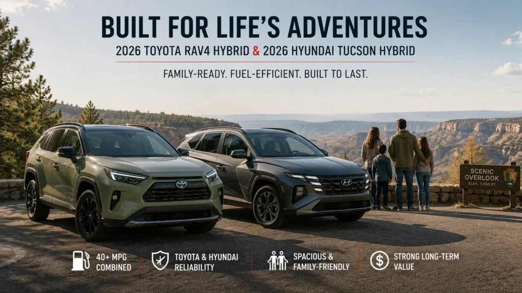 Toyota RAV4 Hybrid vs Hyundai Tucson Hybrid 2026