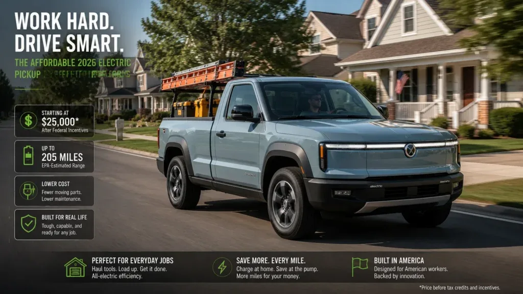 This $25,000 Electric Truck Has 205 Miles