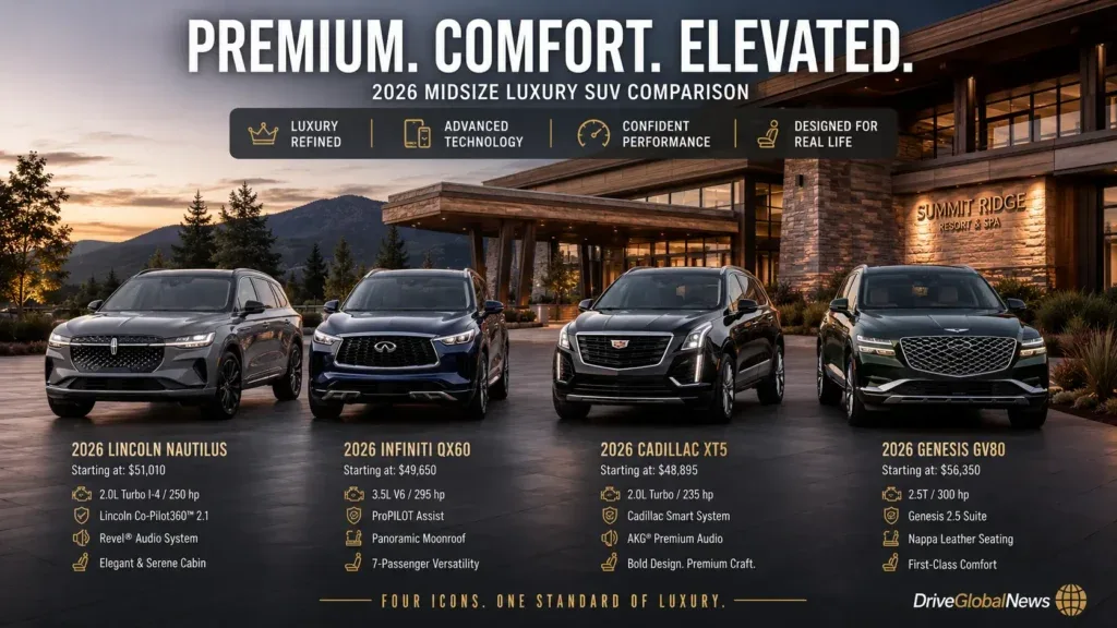 Best Luxury SUVs Under $70,000
