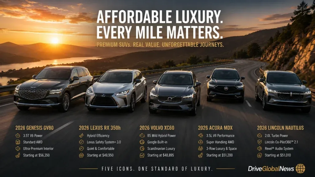 Best Luxury SUVs Under $70,000