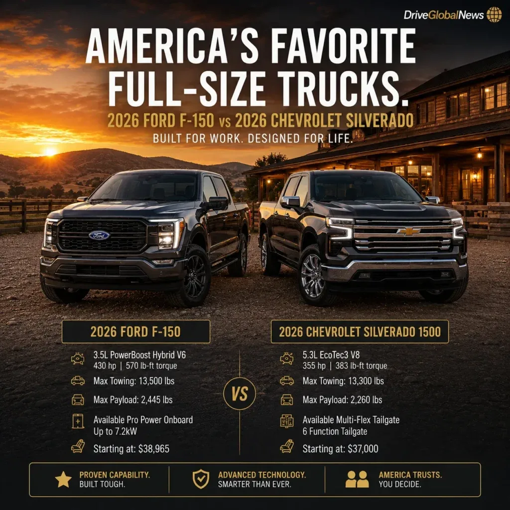 Ford F-150 vs Chevy Silverado 2026