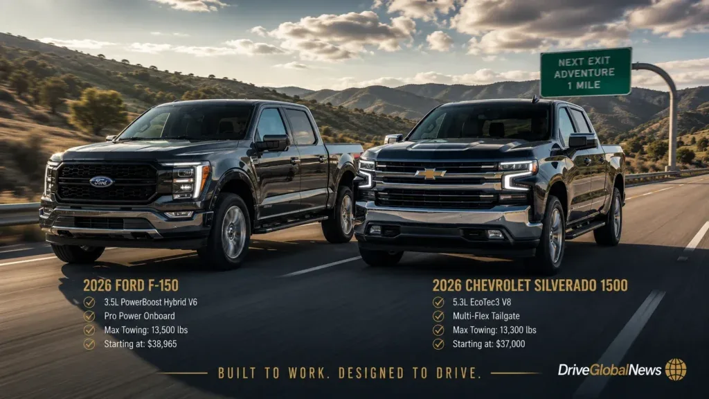 Ford F-150 vs Chevy Silverado 2026