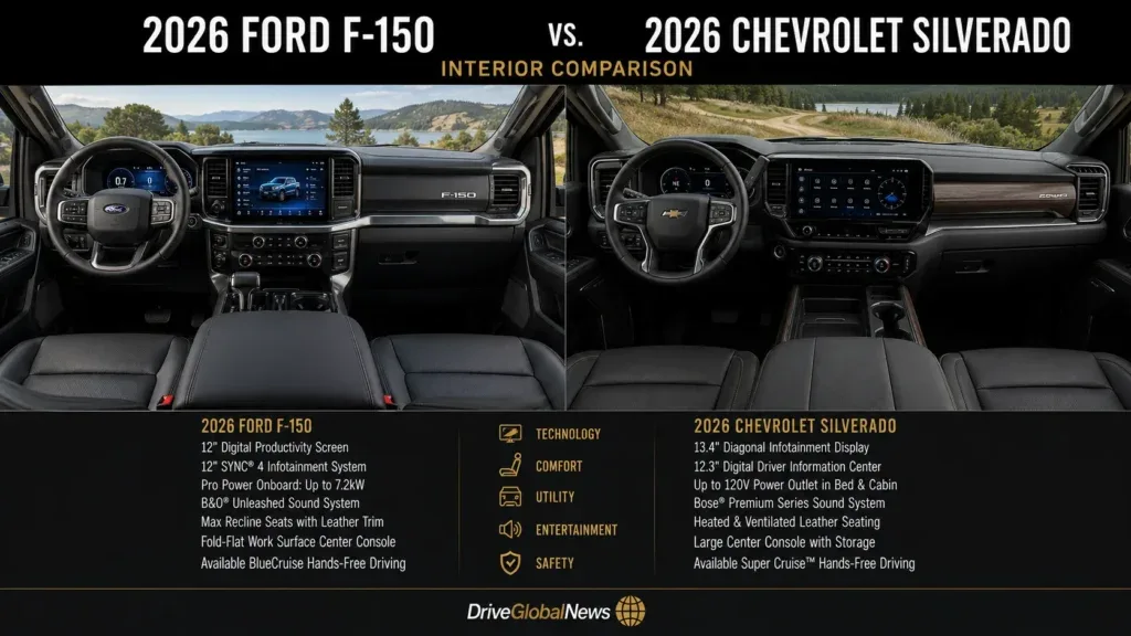 Ford F-150 vs Chevy Silverado 2026