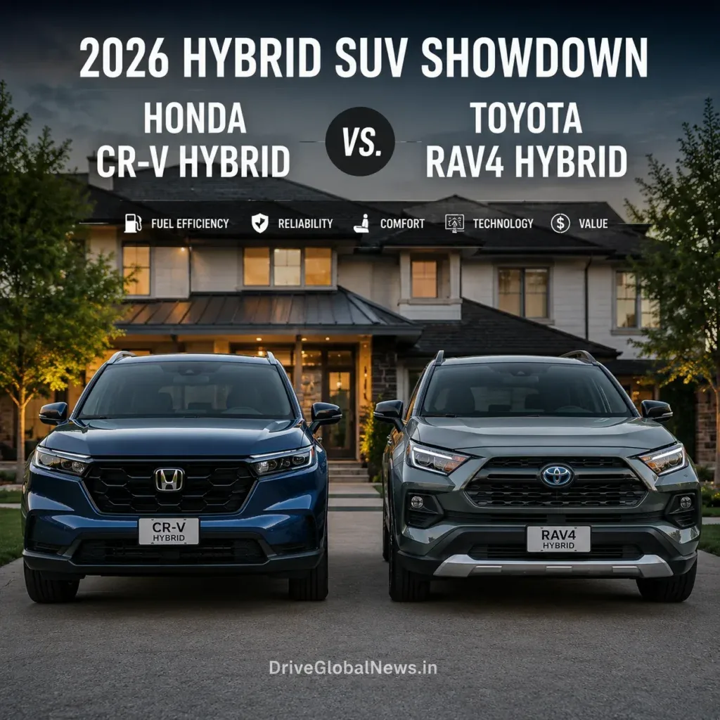 Honda CR-V Hybrid vs Toyota RAV4 Hybrid 2026