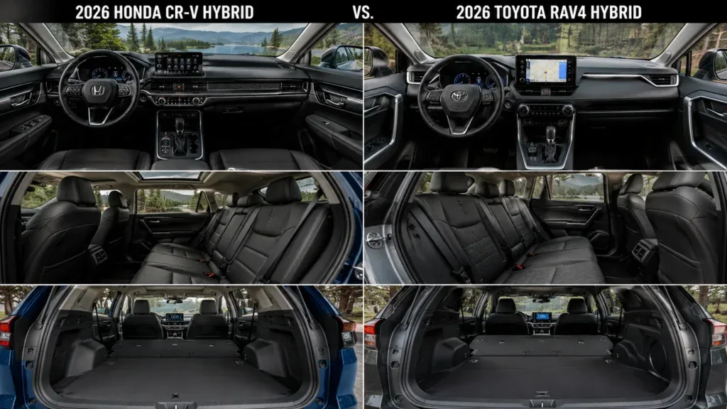 Honda CR-V Hybrid vs Toyota RAV4 Hybrid 2026