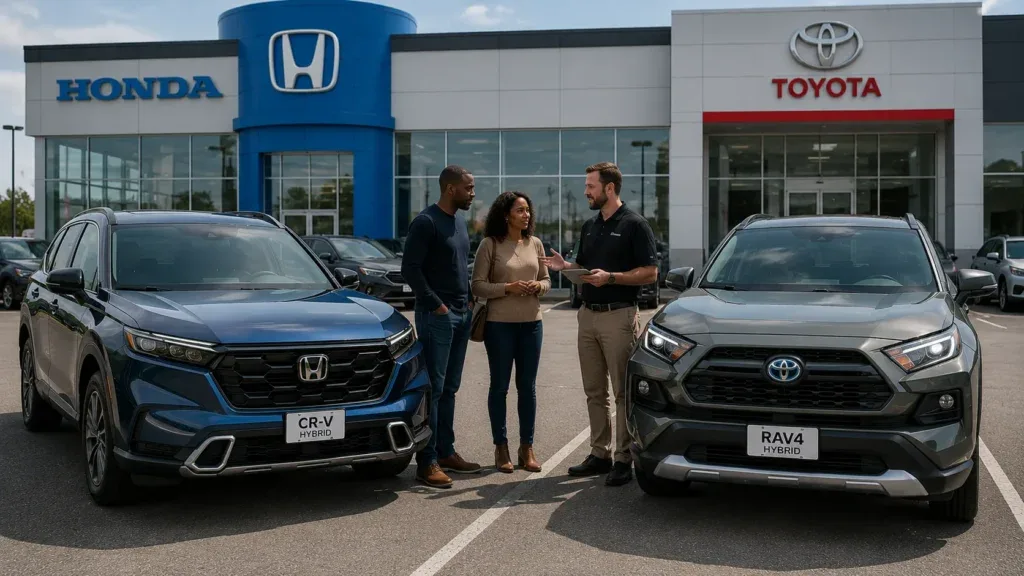 Honda CR-V Hybrid vs Toyota RAV4 Hybrid 2026
