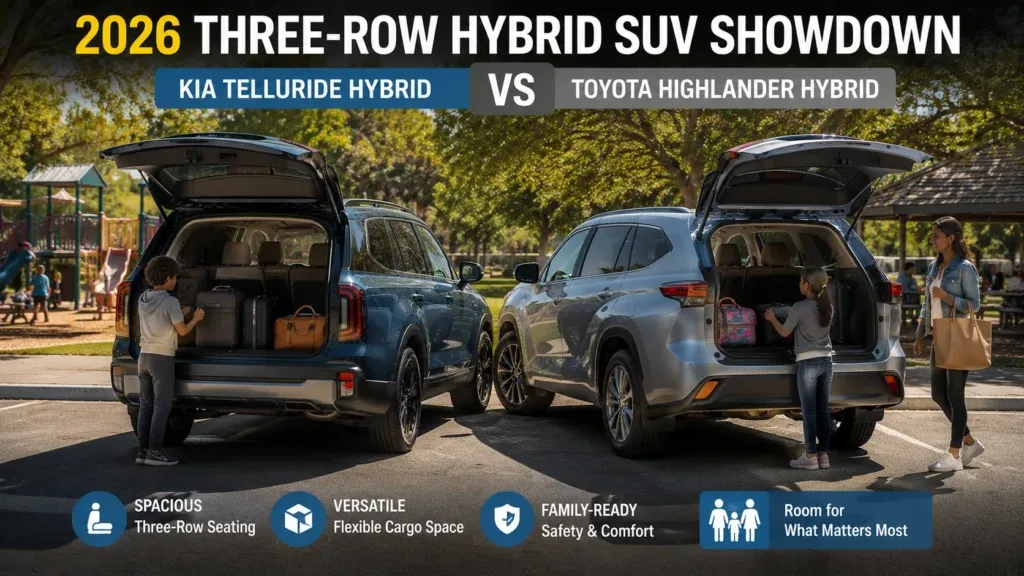 Kia Telluride Hybrid vs Toyota Highlander Hybrid