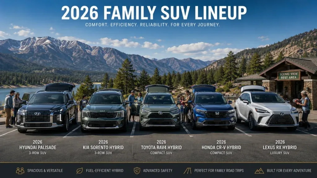 Best Family SUVs for Road Trips in 2026