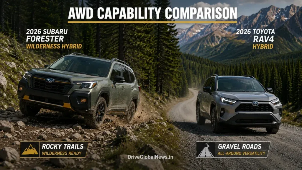 Toyota RAV4 Hybrid vs Subaru