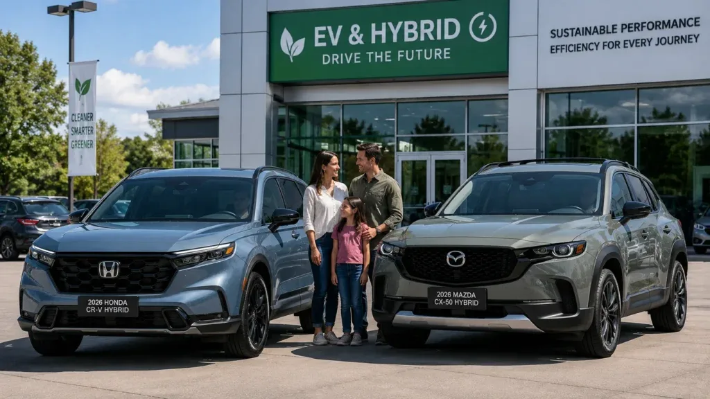 Honda CR-V Hybrid vs Mazda CX-50 Hybrid 2026