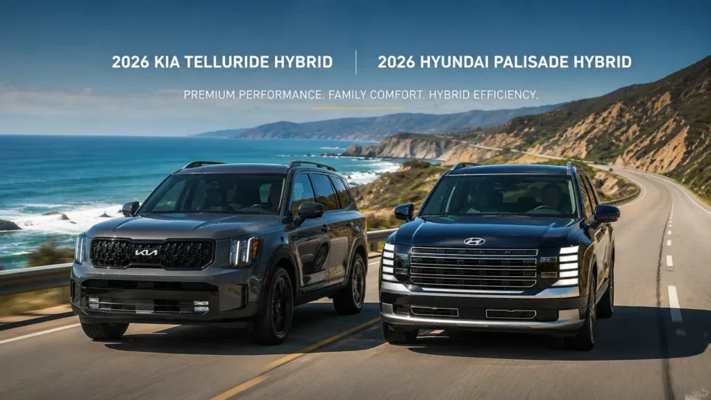 Kia Telluride Hybrid vs Hyundai Palisade Hybrid