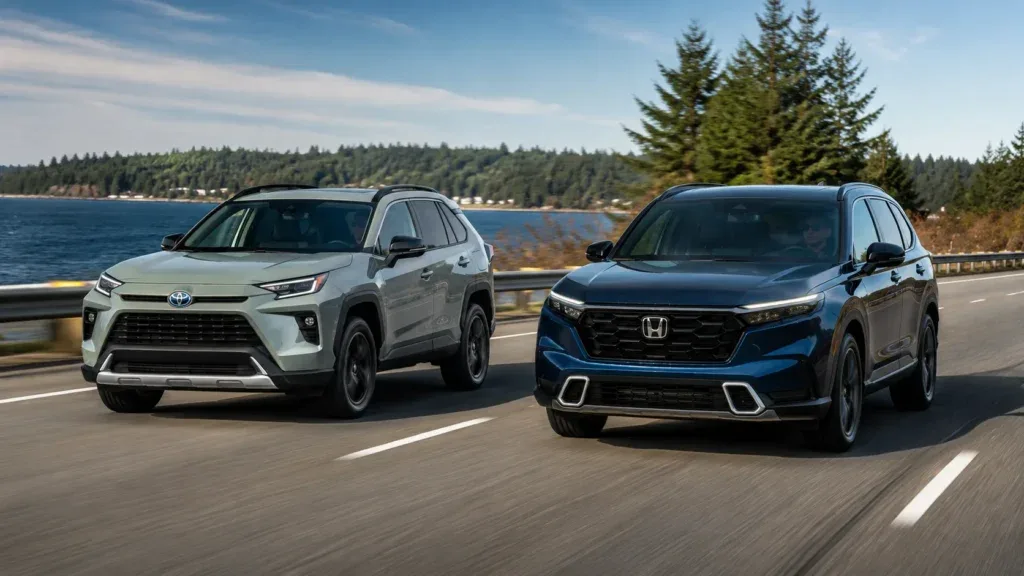 Toyota RAV4 Hybrid vs Honda CR-V Hybrid