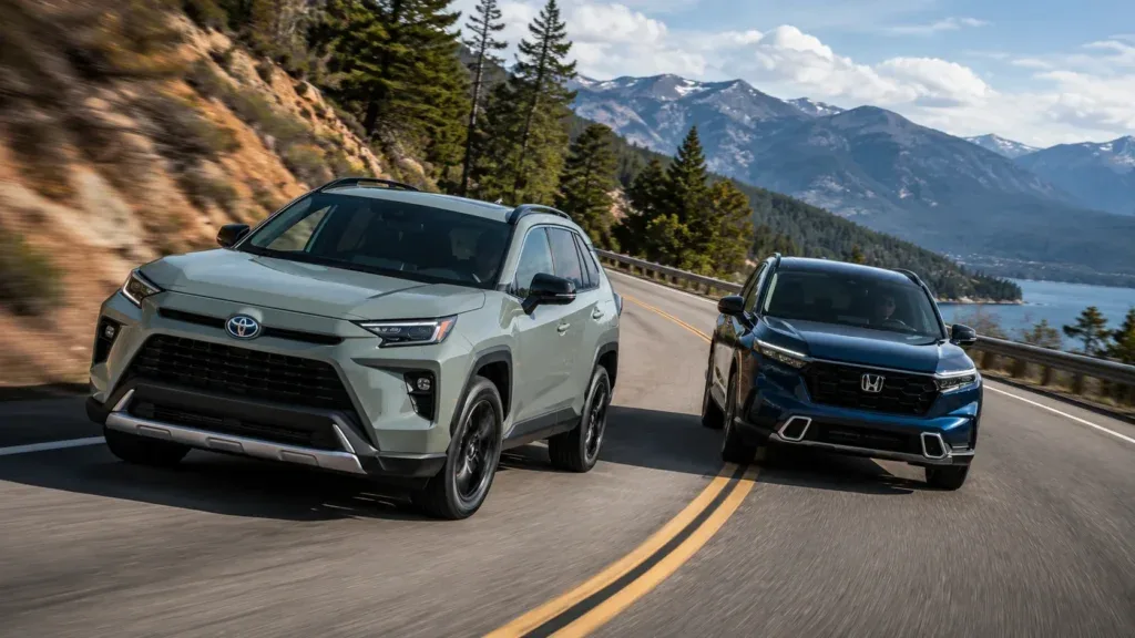 Toyota RAV4 Hybrid vs Honda CR-V Hybrid