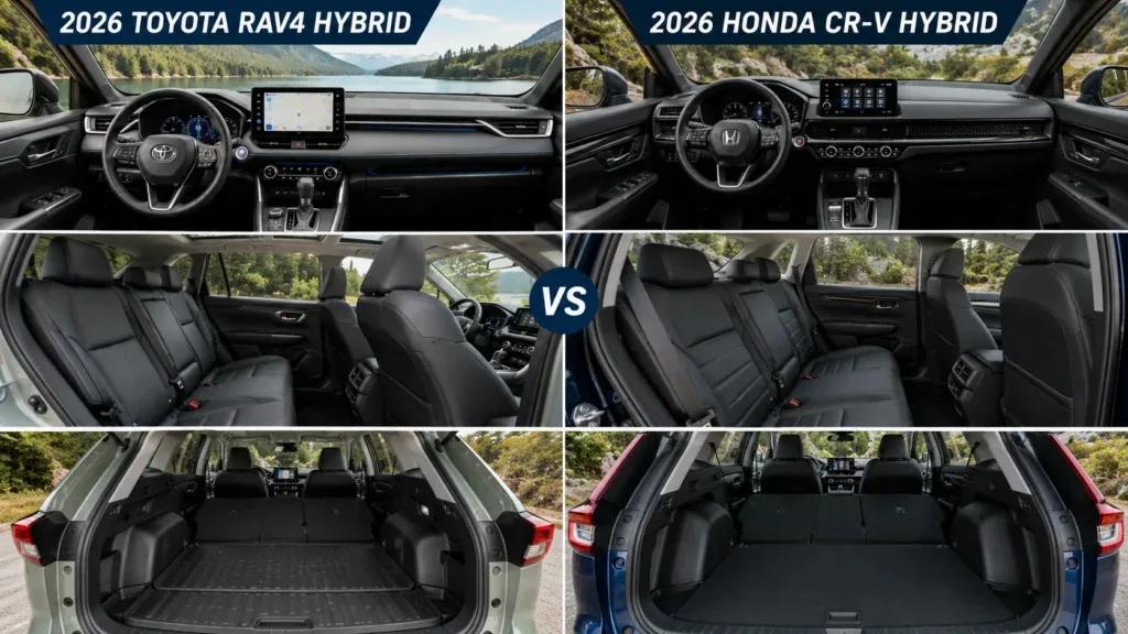 Toyota RAV4 Hybrid vs Honda CR-V Hybrid
