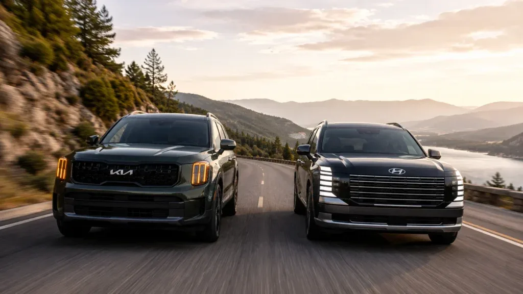 Kia Telluride vs Hyundai Palisade 2026