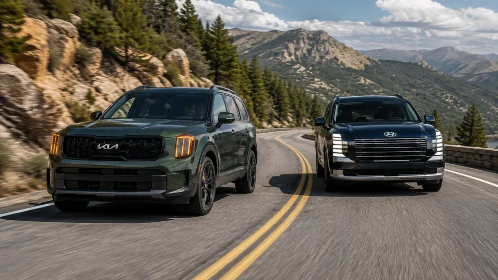 Kia Telluride vs Hyundai Palisade 2026