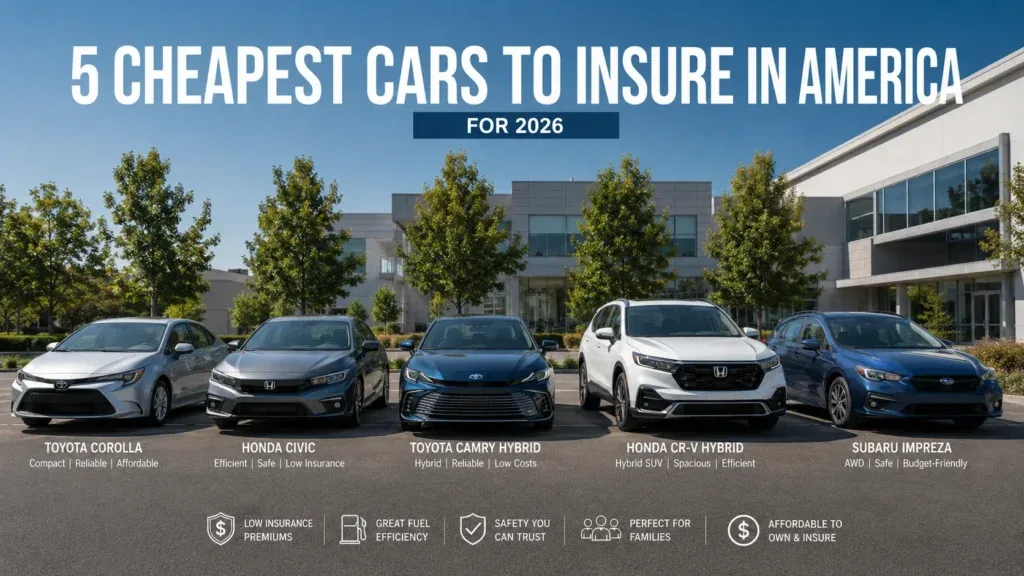 5 Cars With the Cheapest Insurance