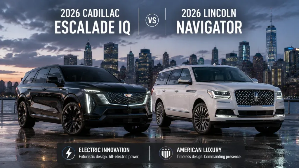 2026 Cadillac Escalade IQ vs Lincoln Navigator