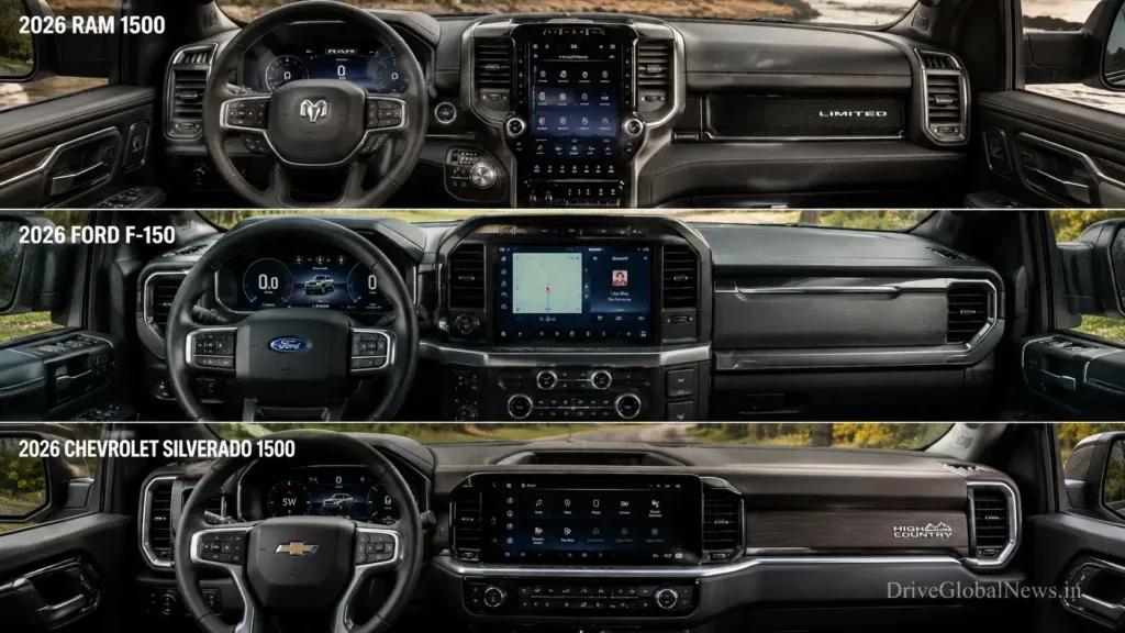 Ford F-150 vs Ram 1500 vs Chevy Silverado