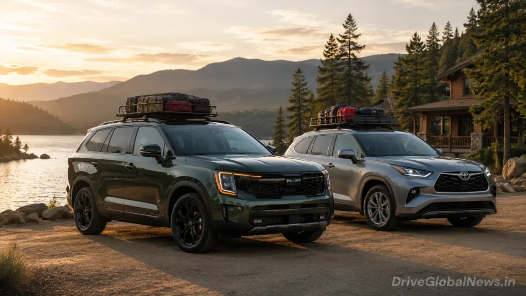 Kia Telluride Hybrid vs Toyota Highlander