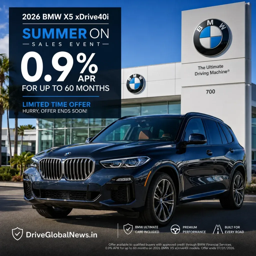 2026 BMW X5 at 0.9%
