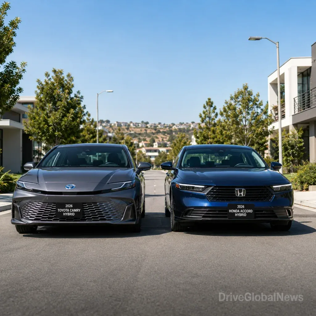 Toyota Camry Hybrid vs Honda Accord Hybrid 2026